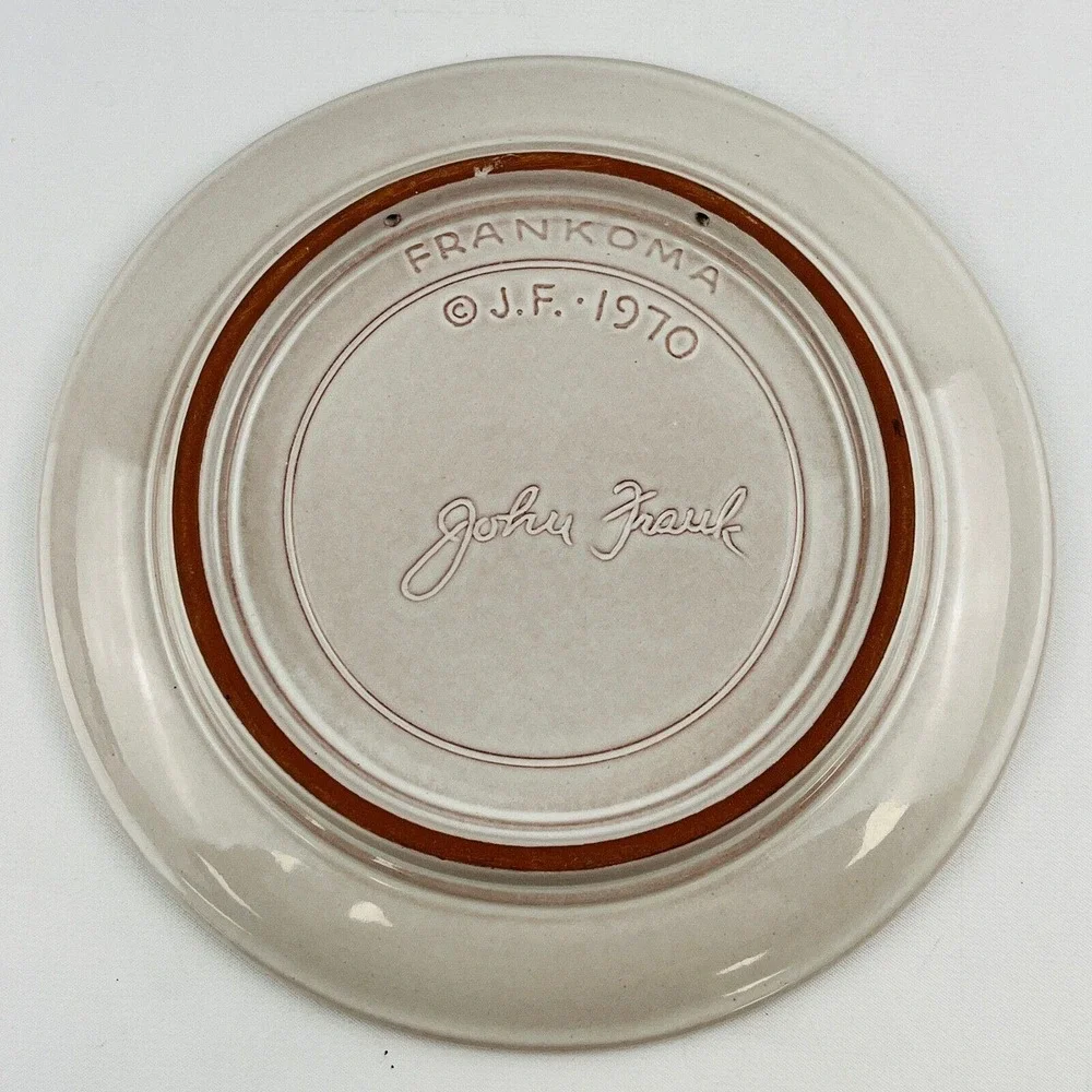 Vintage Frankoma 1970 King‎ of Kings Christmas Collector Plate John Frank